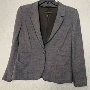 Escada Wool Blazer 42 Black/White